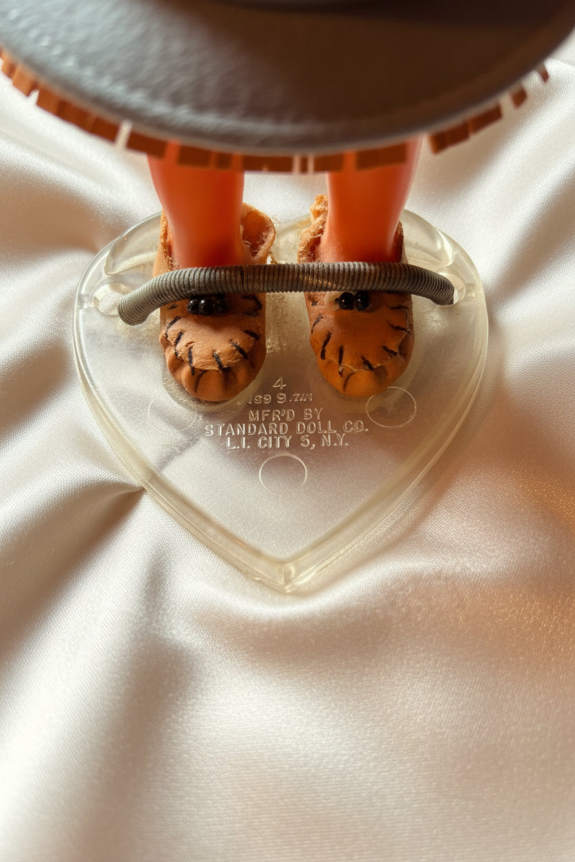 Vintage Native American Doll with Sleep Eyes and Twins